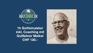 Golfsimulator mit Coach